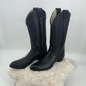 Olathe Unisex Leather Cowboy Boots 9.5 AA 4095